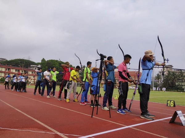 Archers in action during Khelo India Zonal Archery Tournament (Image: SAI media)