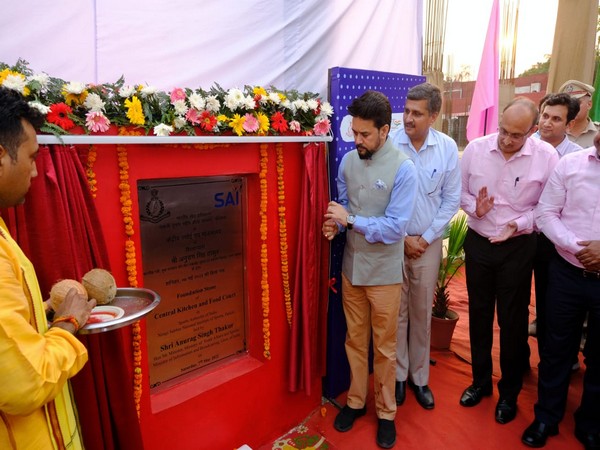 Sports Minister Anurag Thakur inaugurates off two new projects at SAI Patiala (Image: SAI media)