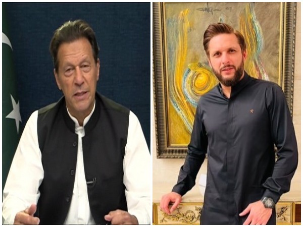 Imran Khan and Shahid Afridi. 