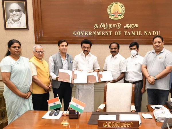 AICF officials during signing of MOU with Tamil Nadu CM MK Stalin (Image: AICF media)