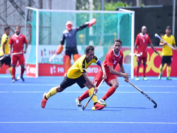 Malaysia in action Oman in Asia Cup 2022 (Image: AHF)