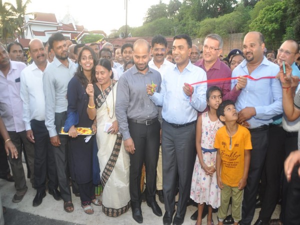 Goa CM Pramod Sawant inaugurates a bridge across River Tar at Mapusa