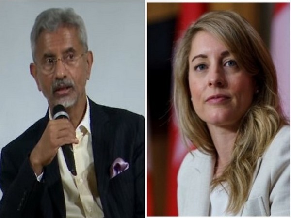 External Affairs Minister S Jaishankar and Canadian Foreign Minister Melanie Joly. 