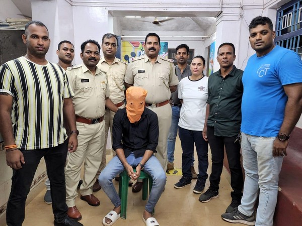 Man apprehended with drugs worth Rs 10 lakh in Goa (Photo/ANI)