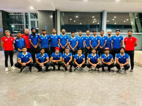 Indian Men's hockey team before leaving for Belgium (Image: HI Media)