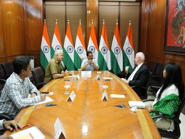 Visuals from the meeting at Delhi Secretariat