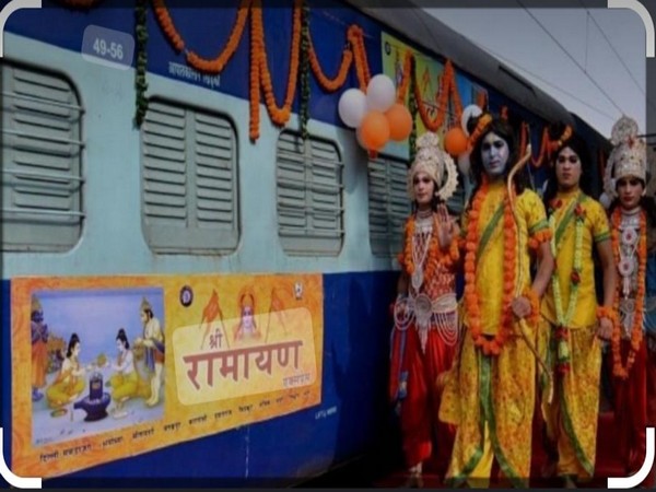 Glimpse of Bharat Gaurav tourist train (Photo/ANI)