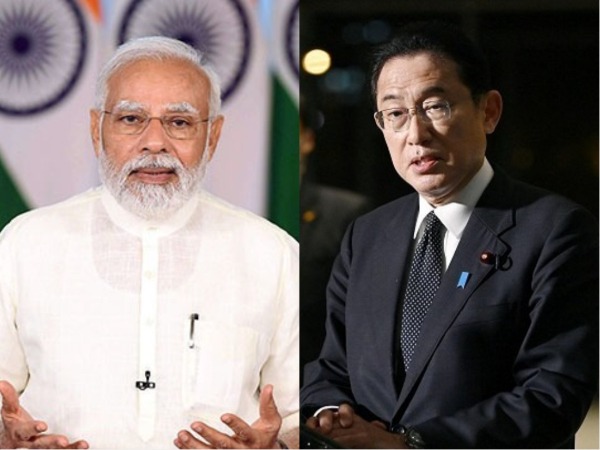 Prime Minister Narendra Modi and Japanese Prime Minister Fumio Kishida