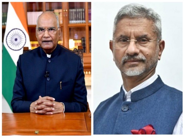 President Ram Nath Kovind and External Affairs Minister S Jaishankar 