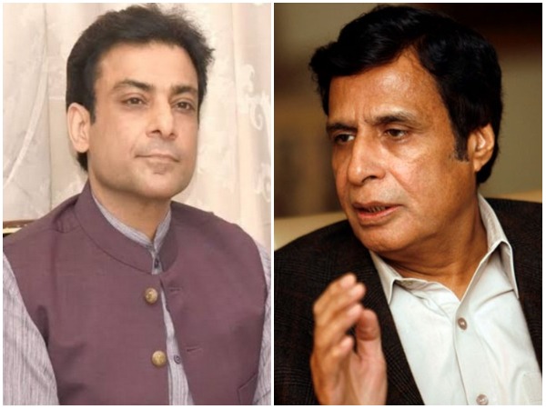 Chief Minister of Pakistan's Punjab province Hamza Shahbaz (File Photo) and Pervaiz Elahi (Photo Credit: Reuters)