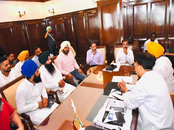 A visual from the meeting. (Photo/ANI)