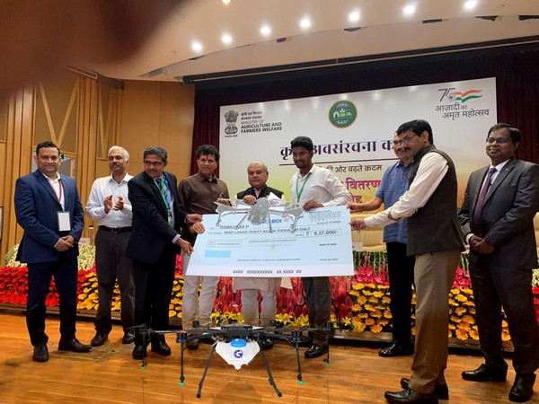 Loan sanctioned for the Made In India Kisan Drone (Photo/ANI)