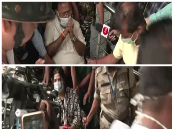 WB SSC scam accused Partha Chatterjee and Arpita Mukherjee (Photo/ANI)