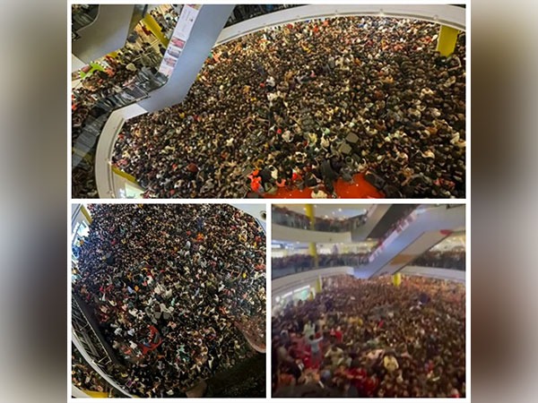 Visuals of crowd at HiLITE Mall (Image Source: ANI Pictures)