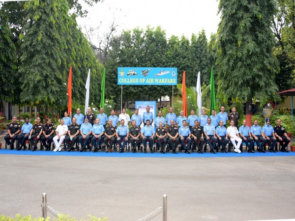 College of Air Warfare (CAW), Secunderabad conducted the 36th Senior Officers' Study Period (Photo:ANI)