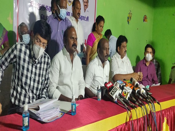 Ministers of Tamil Nadu during a press conference (Photo/ANI)