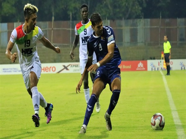 Kenkre FC and TiRAU in action (Photo/I-League)
