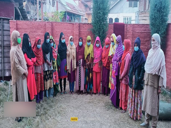 The victims rescued by the Jammu and Kashmir police.