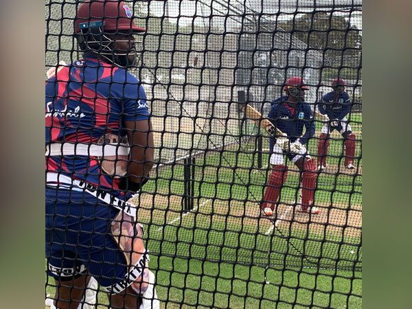 Windies players training at facility in Christchurch. (Photo/ CWI Twitter) 