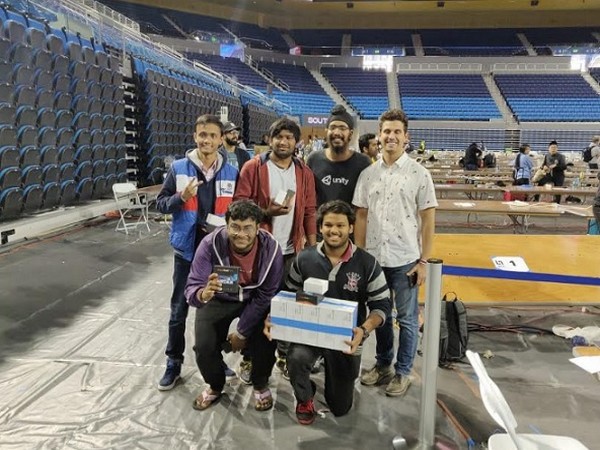 Winning LAHacks, at UCLA, California, USA