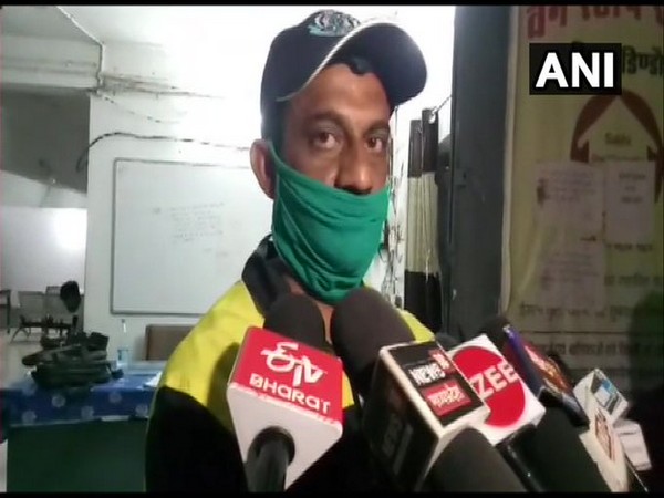 Additional SP of Dindor, VK Lal speaking to reporters over the alleged misconduct of woman police personnel.