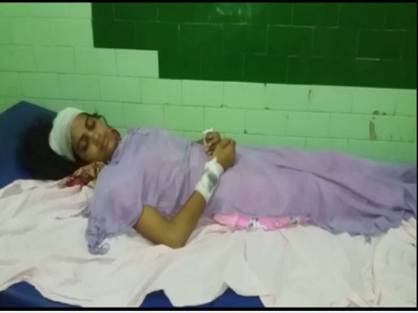 The injured woman named Sonam against whom the violence was committed (Photo/ANI)