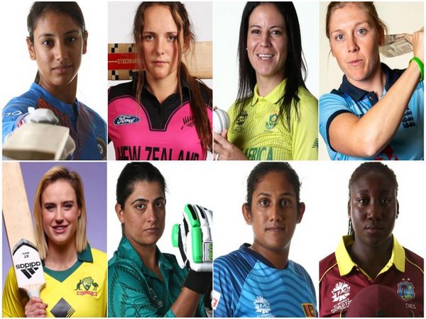T20 captains of the eight teams who will compete in the Birmingham 2022 Commonwealth Games (Photo/ICC Twitter)