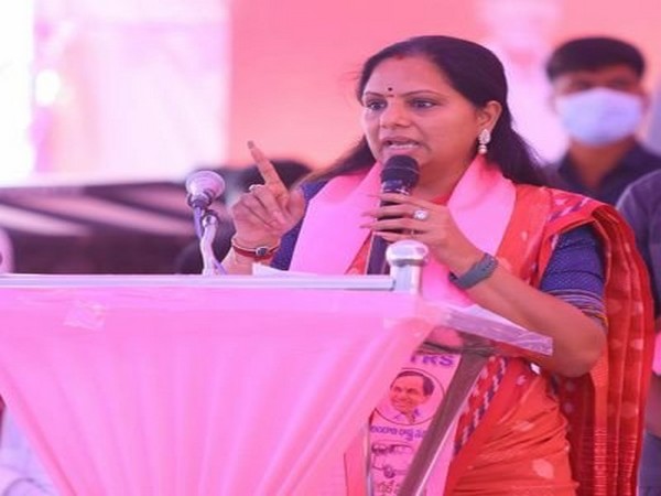 Telangana Rashtra Samithi (TRS) MLC Kalvakuntla Kavitha (Photo/Twitter@RaoKavitha)