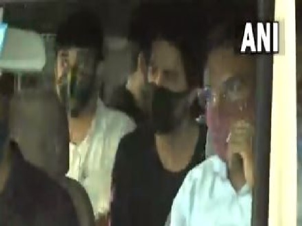 Visuals of Aryan Khan being taken to NCB office (Photo/ANI)