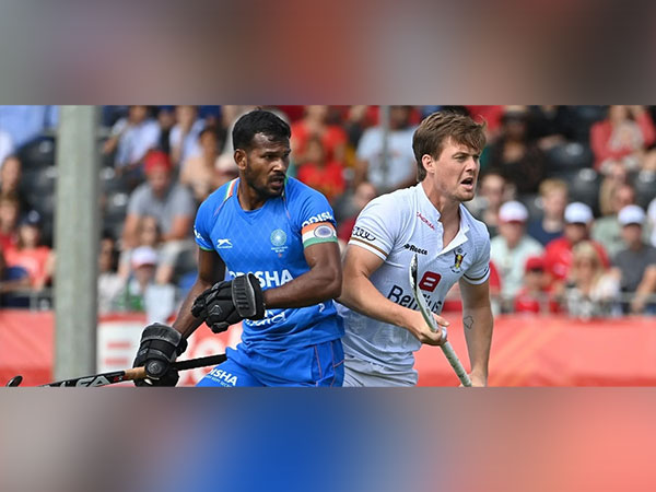Amit Rohidas in action during FIH Hockey Pro League 2021/22 (Image: HI Media)