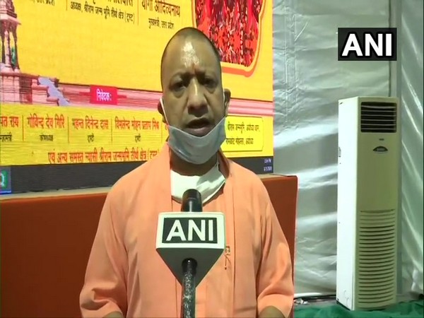 Uttar Pradesh Chief Minister Yogi Adityanath speaking to ANI in Ayodhya on Monday. (Photo/ANI)