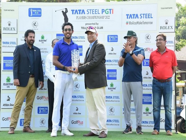 Yuvraj Singh Sandhu after winning PGTI Players Championship (Image: PGTI)