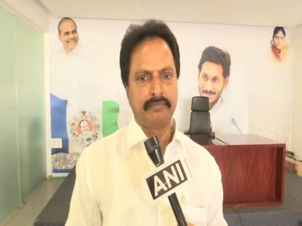 P Gowtham Reddy speaking to ANI on Friday in Amaravati.