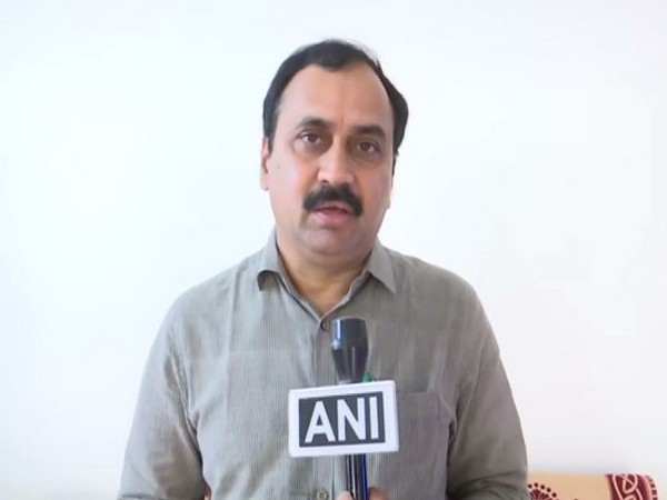 YSR Congress Party MLA Alla Ramakrishan Reddy talking to ANI in Amravati on Friday. 