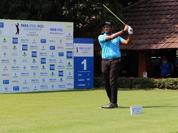 Yuvraj Singh Sandhu in action during Round-3 of PGTI Players Championship (Image: PGTI)