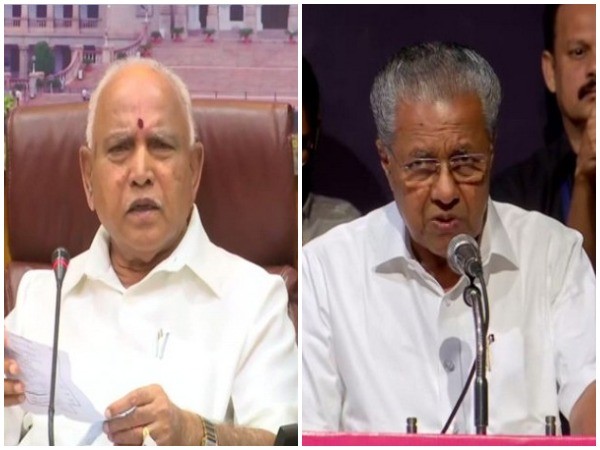 Karnataka Chief Minister B.S. Yediyurappa, Kerala Chief Minister Pinarayi Vijayan (File Photo)