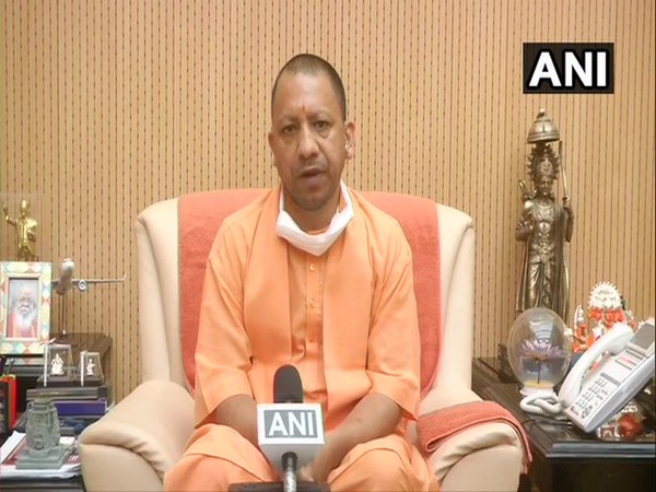 Yogi Adityanath speaking to ANI in Lucknow on Friday.