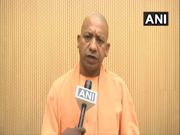 UP CM Yogi Adityanath talking to ANI in Lucknow on Sunday 