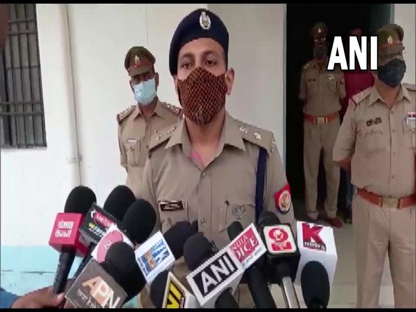 SP Basti Ashish Srivastava (Photo/ ANI)