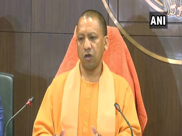 Uttar Pradesh Chief Minister Yogi Adityanath addressing a press conference in Lucknow on Friday. Photo/ANI