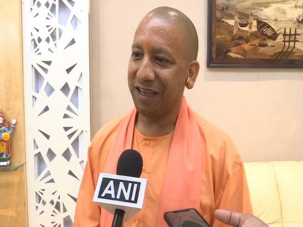 Uttar Pradesh Chief Minister Yogi Adityanath talking to ANI in Chittoor on Sunday. Photo/ANI