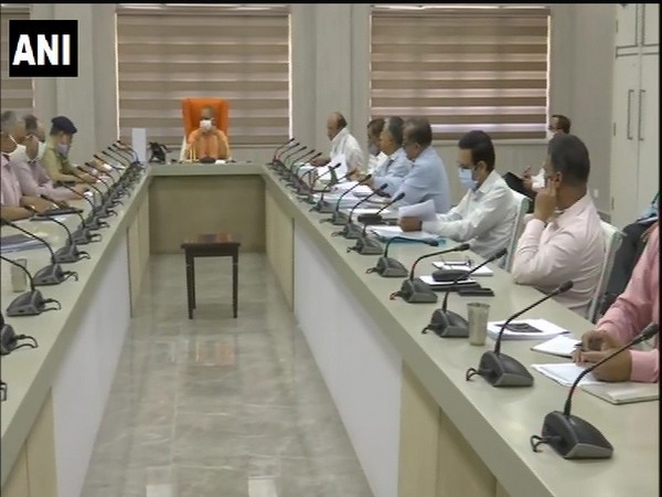 Uttar Pradesh Chief Minister Yogi Adityanath holds meeting with officers of the 'COVID-19 management Team-11'