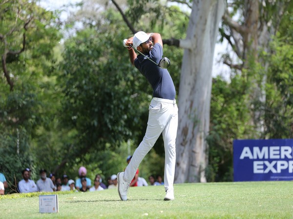 Yuvraj Singh Sandhu in action during Round-4 of PGTI Players Championship (Image: PGTI media)