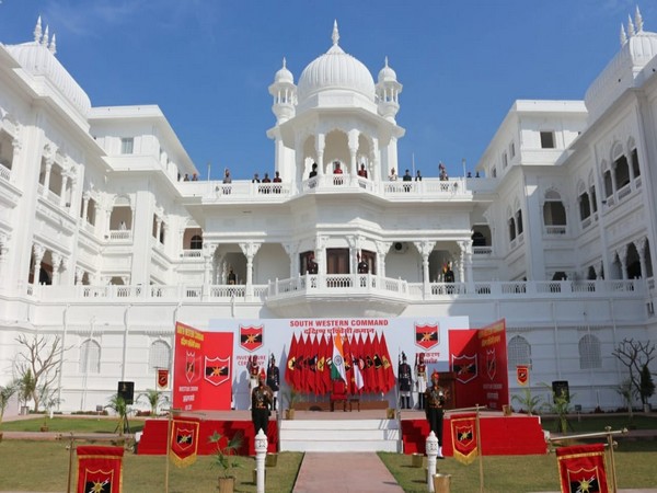 Visual of preparations of South Western Command investiture ceremony (Photo/ANI)
