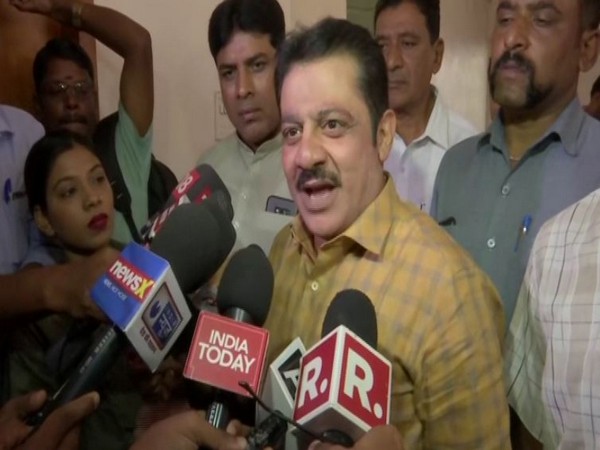 Chamarajpet MLA B Z Zameer Ahmed Khan speaks to media in Bengaluru on Saturday [Photo/ANI]