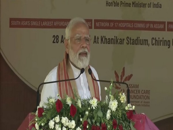Prime Minister Narendra Modi in Assam.