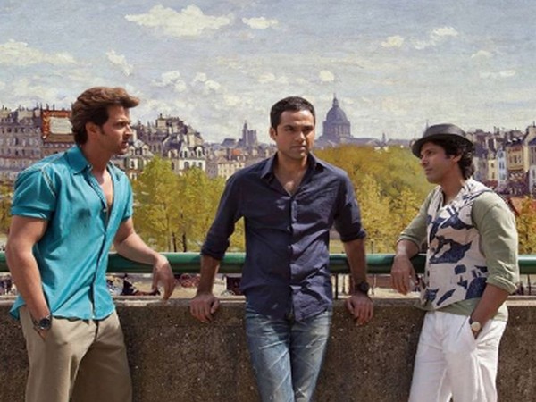 A still from the film 'Zindagi Na Milegi Dobara' featuring Hrithik Roshan, Abhay Deol and Farhan Akhtar (Image Source: Instagram)
