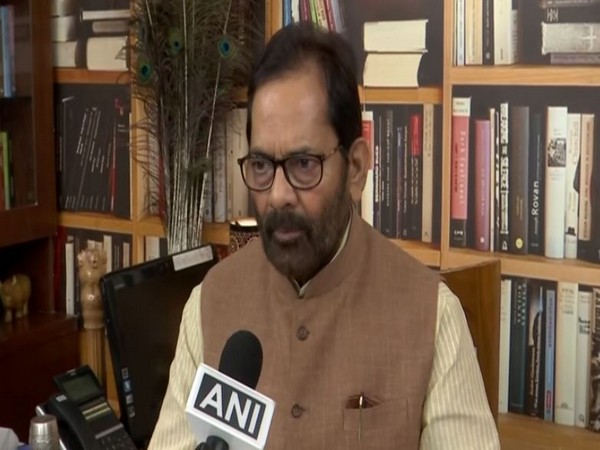 Union Minister for Minority Affairs Mukhtar Abbas Naqvi (Photo/ANI)