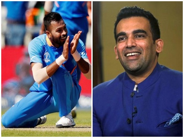 IHardik Pandya (left) and Zaheer Khan (right)