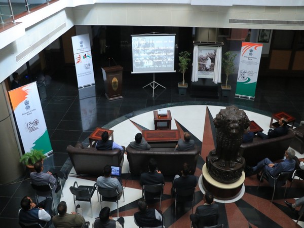 Indian Embassy in Afghanistan celebrated Gandhi Jayanti by having a screenplay on the life and works on Mahatma Gandhi. Photo/ANI